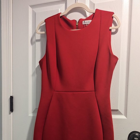 Calvin Klein Red Dress - Picture 1 of 3